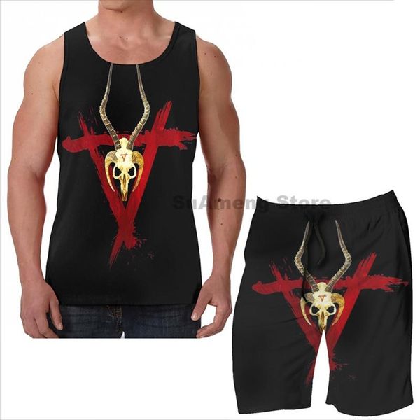 men's tracksuits summer funny print men tank women horned skaven beach shorts sets fitness vest, Gray
men's tracksuits summer funny print men tank women horned skaven beach shorts sets fitness vest, Gray