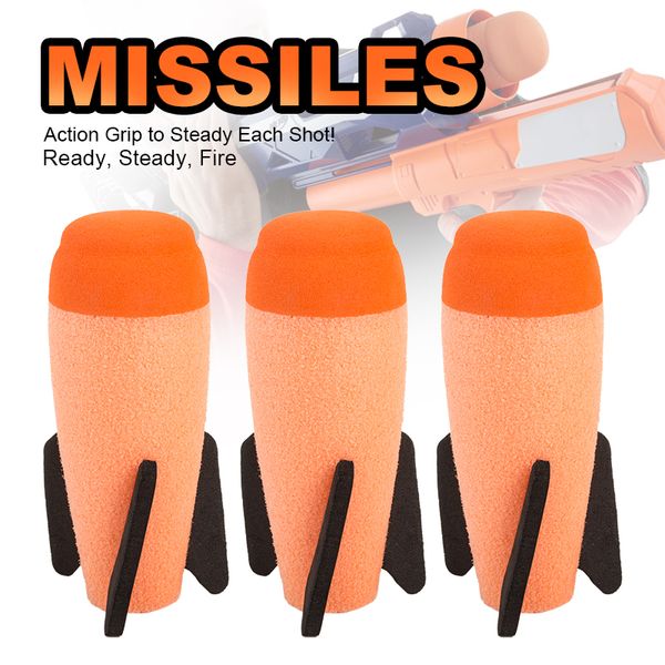 2Pcs Missile For Nerf Soft Missile for NERF N-Strike Modulus Missile Blaster with Elite for Kids Children Gift
2Pcs Missile For Nerf Soft Missile for NERF N-Strike Modulus Missile Blaster with Elite for Kids Children Gift