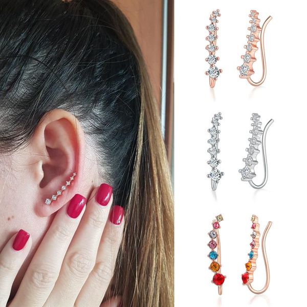 stud zhouyang earrings for women kpop jewelry zircon rose gold color piercing earring jewellery women's ear cuffs wholesale e534, Golden;silver
stud zhouyang earrings for women kpop jewelry zircon rose gold color piercing earring jewellery women's ear cuffs wholesale e534, Golden;silver