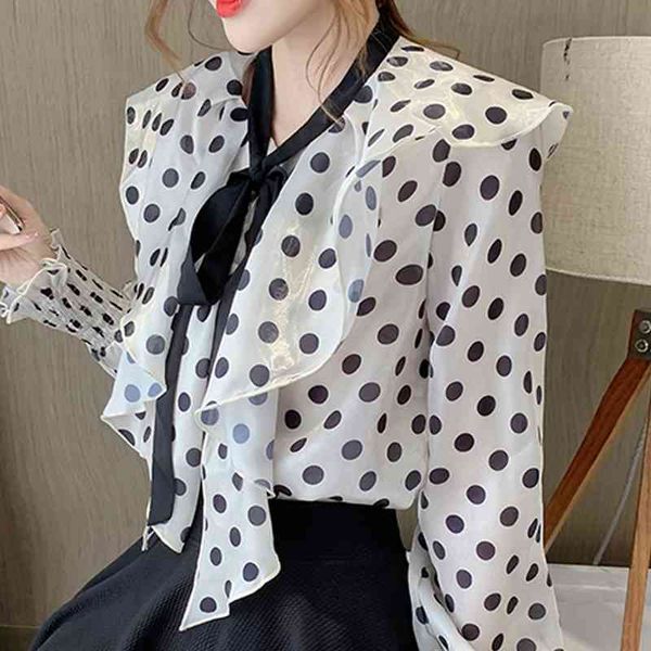 blusas mujer de moda blouse women ruffles v-neck dot chiffon blouse shirt women long sleeve women blouses shirts d486 210426, White
blusas mujer de moda blouse women ruffles v-neck dot chiffon blouse shirt women long sleeve women blouses shirts d486 210426, White