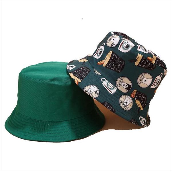 Reversible Coffee Bucket Hat Unisex Chapeau Fashion Fishing Sun Bob Caps Women Men Panama Summer, Blue;gray
Reversible Coffee Bucket Hat Unisex Chapeau Fashion Fishing Sun Bob Caps Women Men Panama Summer, Blue;gray