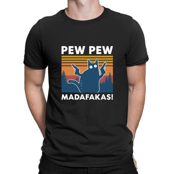 factory9wo5 fashion summer pew madafakas t novelty 2020 cat vintage crew neck men's t-shirt funny shirt humor, White;black
factory9wo5 fashion summer pew madafakas t novelty 2020 cat vintage crew neck men's t-shirt funny shirt humor, White;black