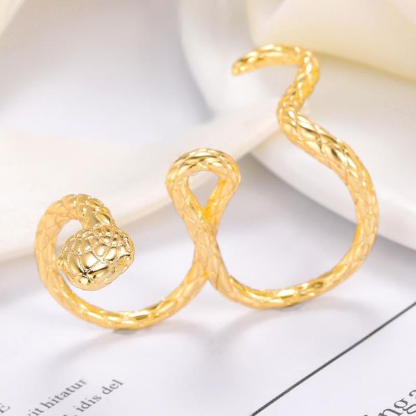 cluster rings for men women punk goth snake ring exaggerated gold color gothic adjustable party gift jewelry mujer bijoux 2021, Golden;silver
cluster rings for men women punk goth snake ring exaggerated gold color gothic adjustable party gift jewelry mujer bijoux 2021, Golden;silver
