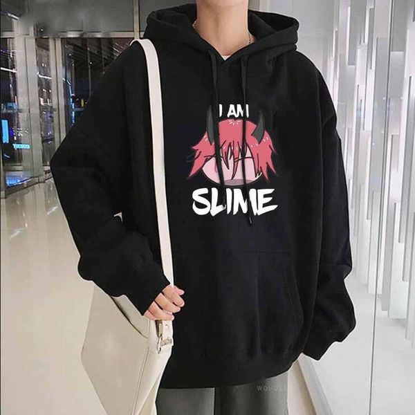 men's hoodies & sweatshirts that time i got reincarnated as a slime anime kawaii am women/men long sleeve harajuku streetwear, Black
men's hoodies & sweatshirts that time i got reincarnated as a slime anime kawaii am women/men long sleeve harajuku streetwear, Black