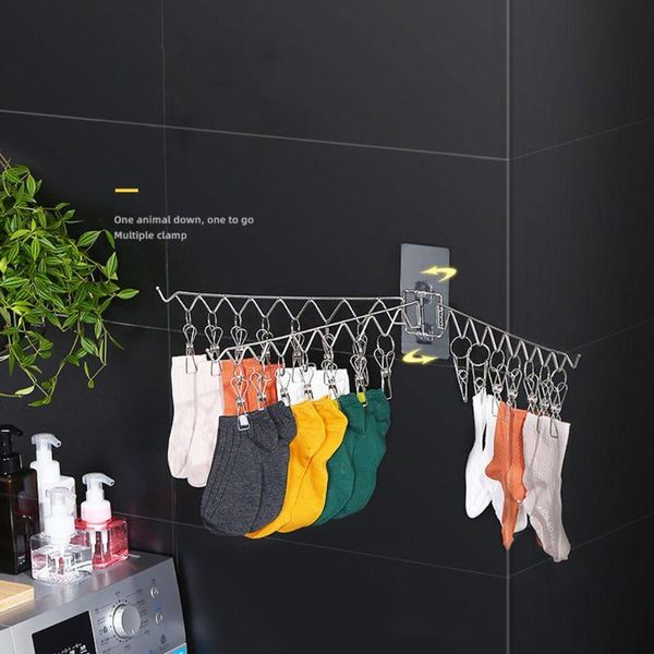 stainless steel foldable wall mounted clothes hanger rotatable windproof panties socks underwears drying rack hangers & racks
stainless steel foldable wall mounted clothes hanger rotatable windproof panties socks underwears drying rack hangers & racks