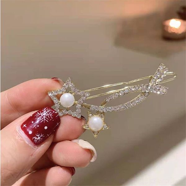 e29 southstone pearlkorea clips east gate star hairpindiamond pearl lady side barrettes banger frog clip temperament hair accessori, Golden;silver
e29 southstone pearlkorea clips east gate star hairpindiamond pearl lady side barrettes banger frog clip temperament hair accessori, Golden;silver