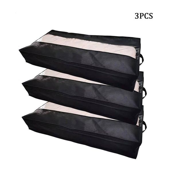 clothing & wardrobe storage 3pcs non-woven fabric quilt bag clear window portable with zips large capacity for clothes underbed bedding hous
clothing & wardrobe storage 3pcs non-woven fabric quilt bag clear window portable with zips large capacity for clothes underbed bedding hous