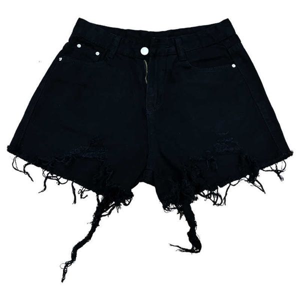 women's shorts summer women blue black ripped holes distressed tassels cowboy ladies high waisted casual fashion denim oe9q, White;black
women's shorts summer women blue black ripped holes distressed tassels cowboy ladies high waisted casual fashion denim oe9q, White;black