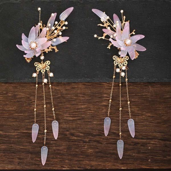 hair clips & barrettes chinese hanfu headwear tassel flower design ancient super fairy princess step shake perform accessories girl hairpin, Golden;silver
hair clips & barrettes chinese hanfu headwear tassel flower design ancient super fairy princess step shake perform accessories girl hairpin, Golden;silver