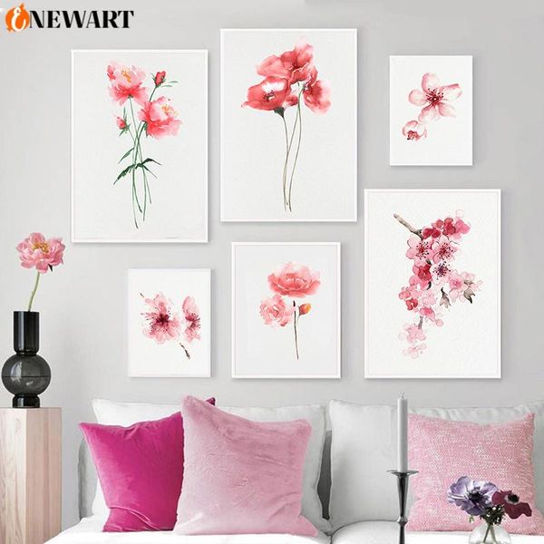 paintings pink watercolor flower decorative picture wall poster plum blossom canvas painting modern unframed decoration art home decor
paintings pink watercolor flower decorative picture wall poster plum blossom canvas painting modern unframed decoration art home decor