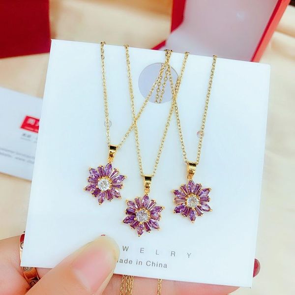 pendant necklaces european american geometry titanium steel sunflower necklace short personality sweet romantic lady clavicle chain gift cho, Silver
pendant necklaces european american geometry titanium steel sunflower necklace short personality sweet romantic lady clavicle chain gift cho, Silver