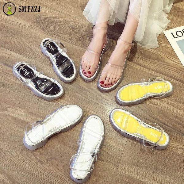 transparent women girls fashion crystal college student white yellow summer flat sandals soft thick bottom, Black
transparent women girls fashion crystal college student white yellow summer flat sandals soft thick bottom, Black