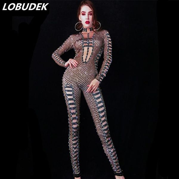 female singer nightclub concert stage wear full rhinestones bandage printed skinny jumpsuit birthday celebration elastic leotard women', Black;white
female singer nightclub concert stage wear full rhinestones bandage printed skinny jumpsuit birthday celebration elastic leotard women', Black;white
