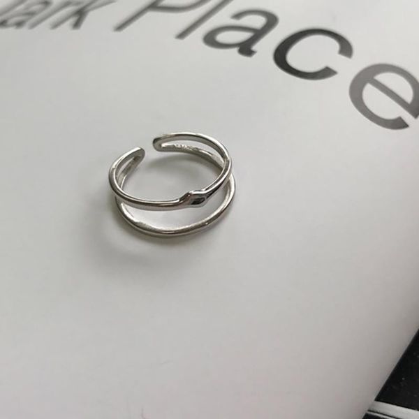 cluster rings 925 silver ring temperament fashion ins design sense irregular double opening for women punk jewelry style, Golden;silver
cluster rings 925 silver ring temperament fashion ins design sense irregular double opening for women punk jewelry style, Golden;silver