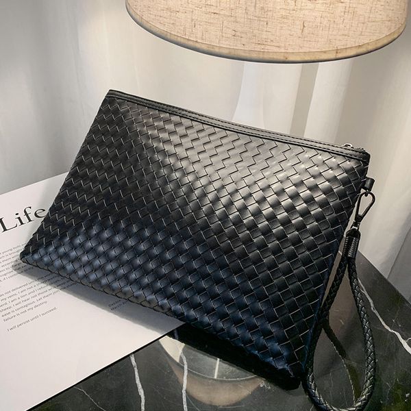 large capacity men bag leather weave knitting clutch bag shoulder bag wallet handy handbags day clutches male large purses
large capacity men bag leather weave knitting clutch bag shoulder bag wallet handy handbags day clutches male large purses
