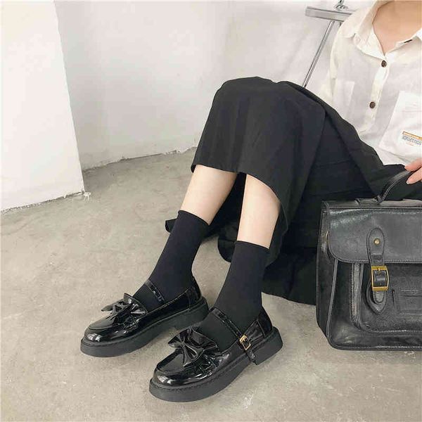 dress shoes japanese student creepers mary janes women cute bow-knot buckle strap loafers vintage ruffles light/matte doll femme 2nry, Black
dress shoes japanese student creepers mary janes women cute bow-knot buckle strap loafers vintage ruffles light/matte doll femme 2nry, Black