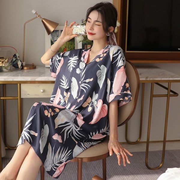 women's sleepwear plus size summer print flower nightshirt women bathrobe sleepshirt home lounge nightwear pocket robes casual nightgow, Black;red
women's sleepwear plus size summer print flower nightshirt women bathrobe sleepshirt home lounge nightwear pocket robes casual nightgow, Black;red