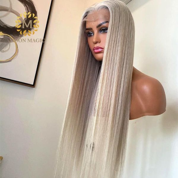 lace wigs ash blonde front wig transparent frontal straight silver 613 130%, Black;brown
lace wigs ash blonde front wig transparent frontal straight silver 613 130%, Black;brown