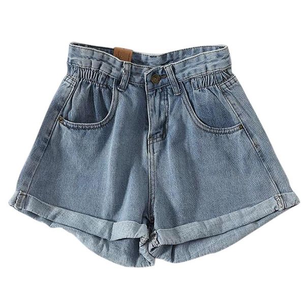 women's jeans missky 2021 women shorts crimping high waist loose wide leg solid color retro summer denim pants for female, Blue
women's jeans missky 2021 women shorts crimping high waist loose wide leg solid color retro summer denim pants for female, Blue
