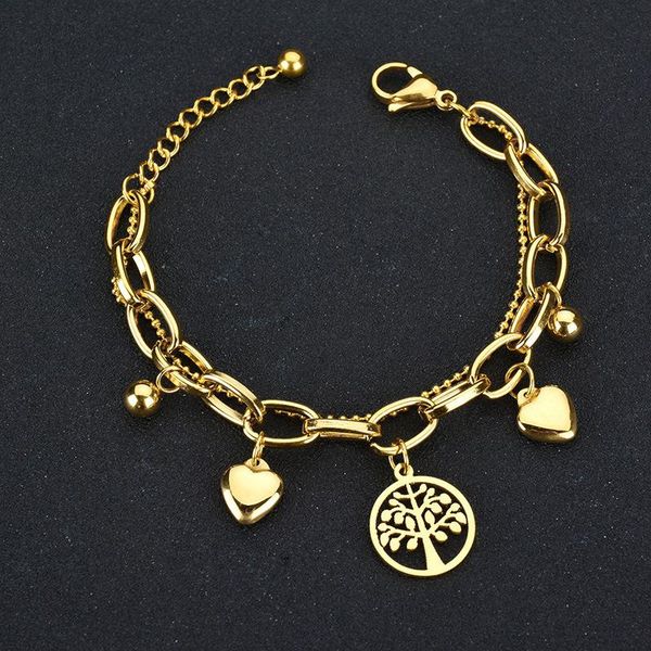 link, chain 2021 tree of life retro style high-quality stainless steel bracelet fashion exquisite jewelry for men and women, Black
link, chain 2021 tree of life retro style high-quality stainless steel bracelet fashion exquisite jewelry for men and women, Black