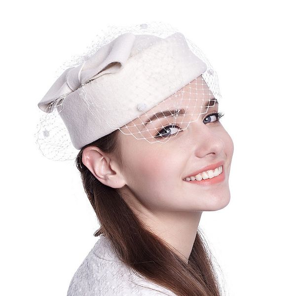 berets classical wool fedoras felt pillbox hat veil bow women fascinator wedding ladies derby party headwear black white idte, Blue;gray
berets classical wool fedoras felt pillbox hat veil bow women fascinator wedding ladies derby party headwear black white idte, Blue;gray