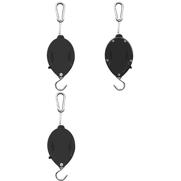 retractable plant pulley, adjustable hook, with locking mechanism, for hanging plants, garden bird feeder black 3 hooks & rails
retractable plant pulley, adjustable hook, with locking mechanism, for hanging plants, garden bird feeder black 3 hooks & rails