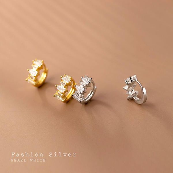 hoop & huggie s925 sterling silver fine jewelry cz crystal circle round earrings for women, Golden;silver
hoop & huggie s925 sterling silver fine jewelry cz crystal circle round earrings for women, Golden;silver