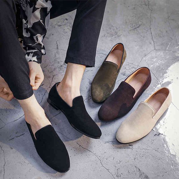 dress shoes spring latest men casual fashion genuine nubuck leather loafers slip on flats korean style all-match driving dqjn, Black
dress shoes spring latest men casual fashion genuine nubuck leather loafers slip on flats korean style all-match driving dqjn, Black