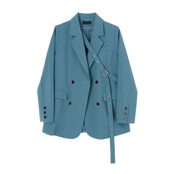 autumn winter women's blazers coat double breasted long sleeves loose casual streetwear pockets female outerwear 210417, White;black
autumn winter women's blazers coat double breasted long sleeves loose casual streetwear pockets female outerwear 210417, White;black