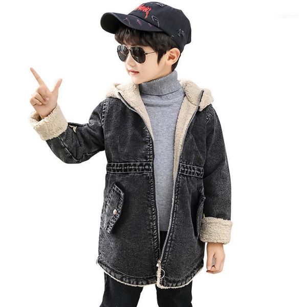 boys winter coat patchwork denim jacet outerwear hoodies casual long boy teenage children's jackets1, Blue;gray
boys winter coat patchwork denim jacet outerwear hoodies casual long boy teenage children's jackets1, Blue;gray