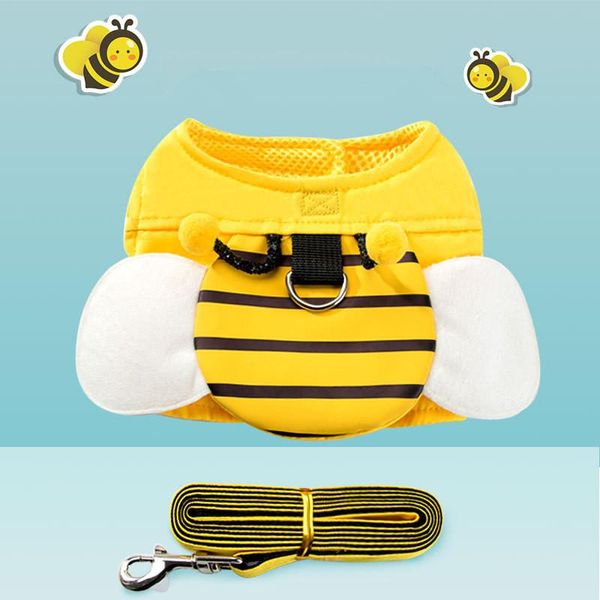 cat collars & leads cute little bee shape saddlebag with leash pet backpack harness travel outdoor hiking for small dogs
cat collars & leads cute little bee shape saddlebag with leash pet backpack harness travel outdoor hiking for small dogs