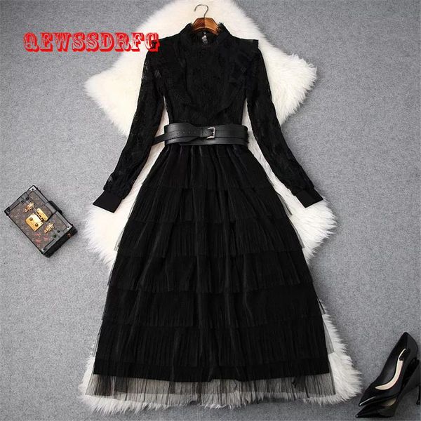 casual dresses elegant ladies autumn dress 2021 designers women's full sleeve ruffles layered black lace tulle party, Black;gray
casual dresses elegant ladies autumn dress 2021 designers women's full sleeve ruffles layered black lace tulle party, Black;gray