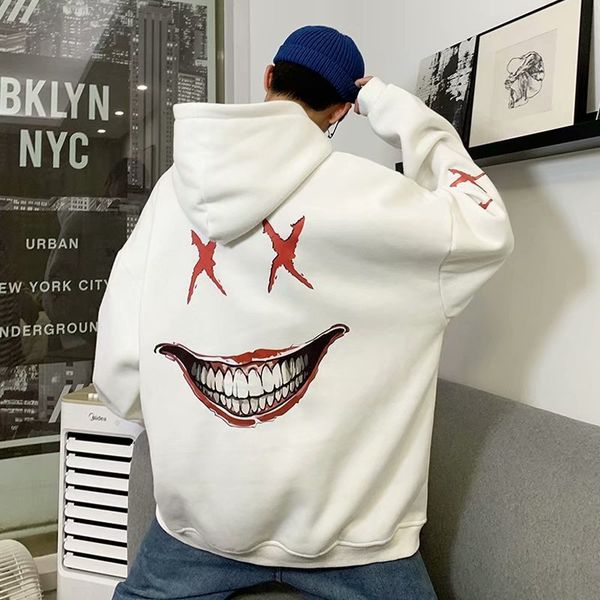 mens sweater spring and autumn men's hooded sweater fashion brand loose casual coat korean ruffian handsome clothes top, Black
mens sweater spring and autumn men's hooded sweater fashion brand loose casual coat korean ruffian handsome clothes top, Black