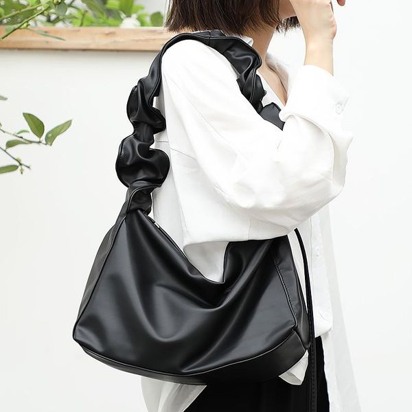 korean women shoulder bags fashion folds messenger bag for female handbag large capacity soft pu leather ladies hand bolsa waist
korean women shoulder bags fashion folds messenger bag for female handbag large capacity soft pu leather ladies hand bolsa waist