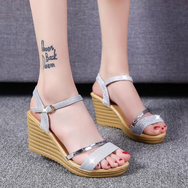 sandals women sequined cloth wedges shoes 2021 fashion summer woman peep toe casual ladies sandalia feminina, Black
sandals women sequined cloth wedges shoes 2021 fashion summer woman peep toe casual ladies sandalia feminina, Black