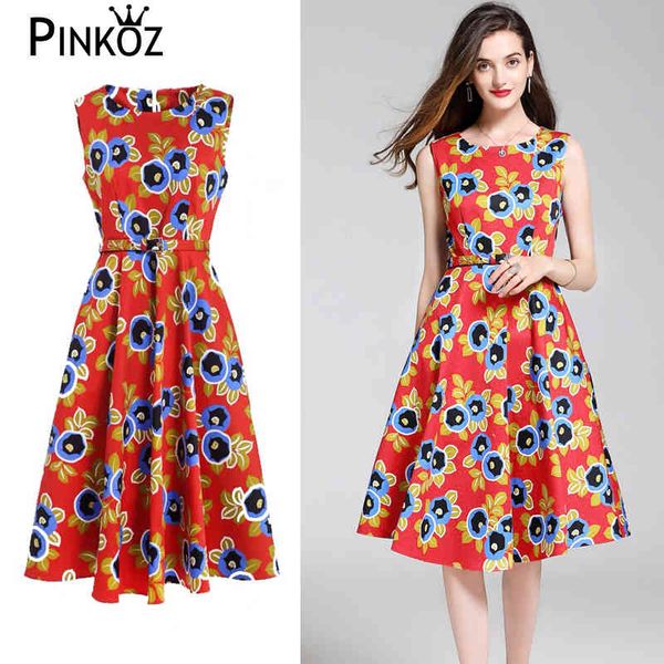 fashion red floral print vintage plus size christmas party dress women elegant evening wear sleeveless summer lady 210421, Black;gray
fashion red floral print vintage plus size christmas party dress women elegant evening wear sleeveless summer lady 210421, Black;gray