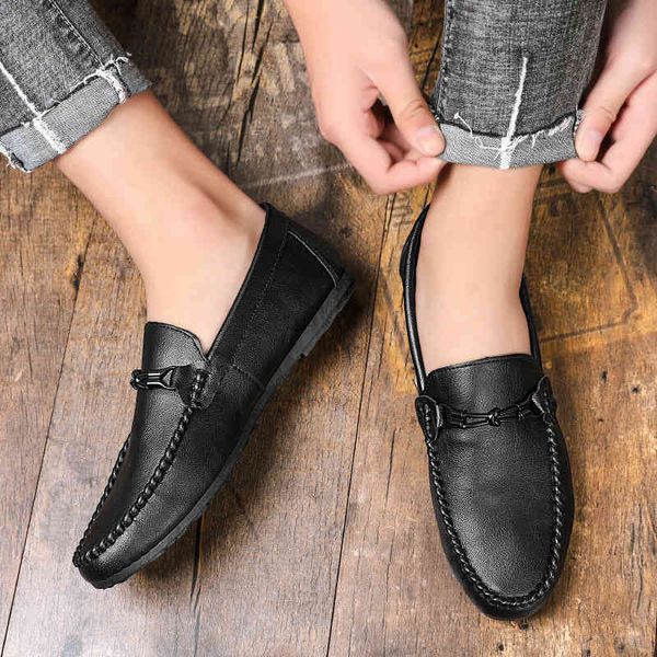 dress shoes men soft leather comfortable casual footwear chaussures flats slip on lazy loafers zapatos hombre, Black
dress shoes men soft leather comfortable casual footwear chaussures flats slip on lazy loafers zapatos hombre, Black