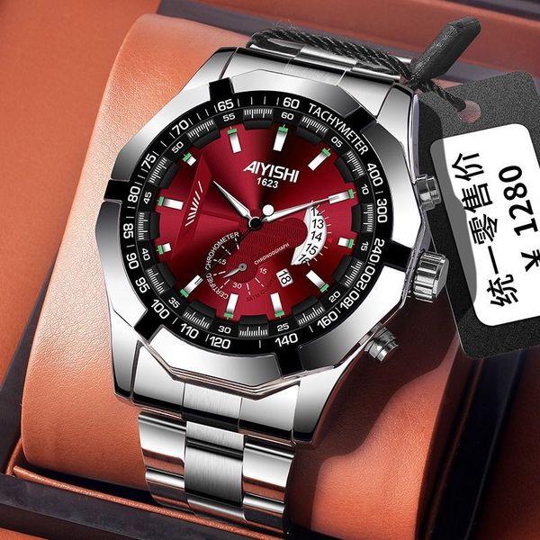 swiss new fully automatic non mechanical watch men's fashion business luminous waterproof hollow out watch, Slivery;brown
swiss new fully automatic non mechanical watch men's fashion business luminous waterproof hollow out watch, Slivery;brown