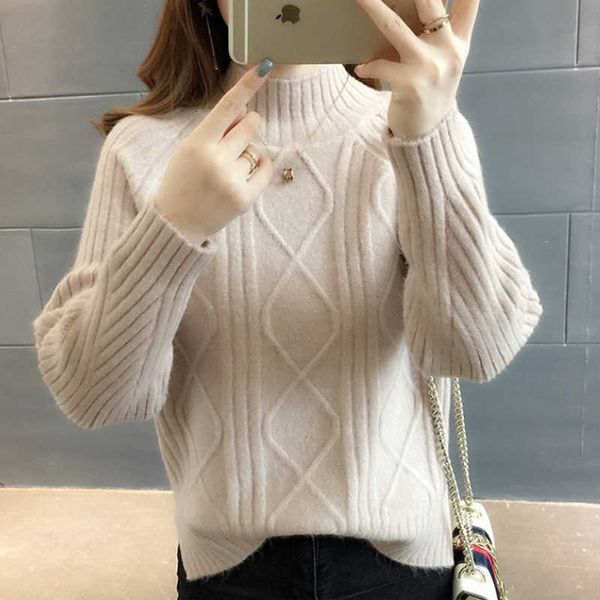 women's sweaters women autumn winter knitted sweater casual warm thicken elastic female turtleneck side split fktn, White;black
women's sweaters women autumn winter knitted sweater casual warm thicken elastic female turtleneck side split fktn, White;black
