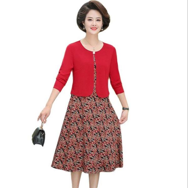 casual dresses spring autumn dress women fake two-piece print long sleeve slim design fashion party vestidos for middle-aged mother plus siz, Black;gray
casual dresses spring autumn dress women fake two-piece print long sleeve slim design fashion party vestidos for middle-aged mother plus siz, Black;gray