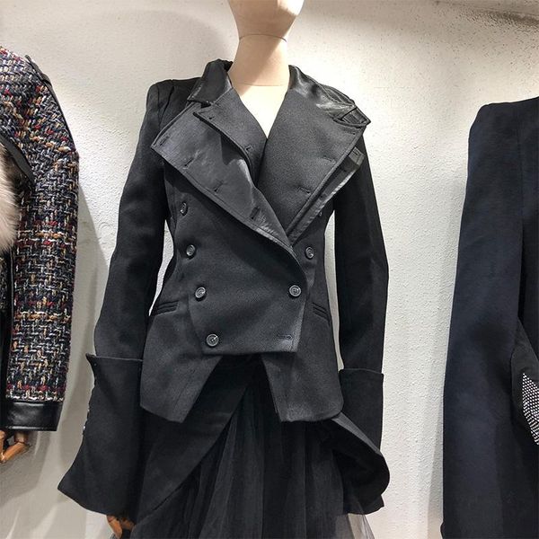 women's suits & blazers autumn and winter blazer coat women double collar slim-fit small suit workplace ol jacket jackets, White;black
women's suits & blazers autumn and winter blazer coat women double collar slim-fit small suit workplace ol jacket jackets, White;black