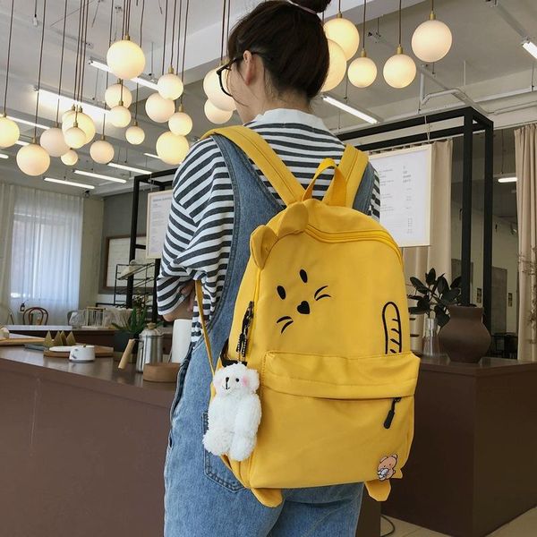 backpack casual junior high school student nylon bag cartoon embroidered solid color cute college
backpack casual junior high school student nylon bag cartoon embroidered solid color cute college