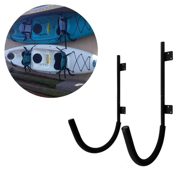 onefeng sports 165 lb kayak wall hangers, j-shaped storage rack with black solid soft foam protected for garageor shed 8321-3 rafts/inflatab
onefeng sports 165 lb kayak wall hangers, j-shaped storage rack with black solid soft foam protected for garageor shed 8321-3 rafts/inflatab