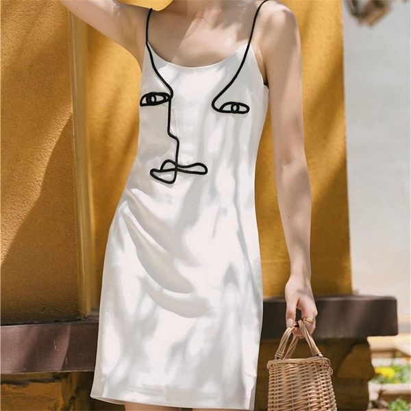 women 2021 chic fashion design minimalist lines abstract art suspenderhigh mini dress vintage sleeveless female dresses casual, Black;gray
women 2021 chic fashion design minimalist lines abstract art suspenderhigh mini dress vintage sleeveless female dresses casual, Black;gray