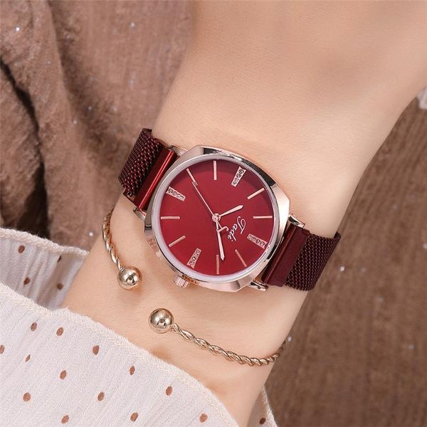 wristwatches 2021 women watch simple diamond mesh band quartz for ladies female clock zegarek damski, Slivery;brown
wristwatches 2021 women watch simple diamond mesh band quartz for ladies female clock zegarek damski, Slivery;brown