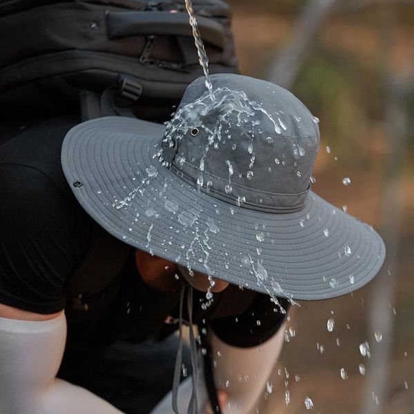 wide brim hats 2021 summer hat oversized panama men's fisherman waterproof sun mountaineering beach western, Blue;gray
wide brim hats 2021 summer hat oversized panama men's fisherman waterproof sun mountaineering beach western, Blue;gray
