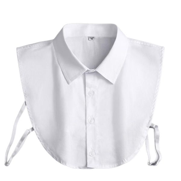 bow ties mens office formal detachable dickey blouse simple solid color button false collar business layering lapel half shirt, Black;gray
bow ties mens office formal detachable dickey blouse simple solid color button false collar business layering lapel half shirt, Black;gray