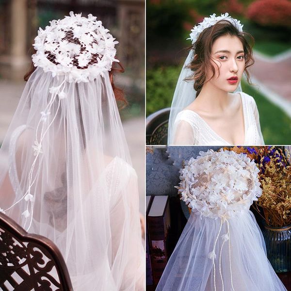 bridal veils himstory romantic flowers white european one layer short comb 1t wedding with, Black
bridal veils himstory romantic flowers white european one layer short comb 1t wedding with, Black
