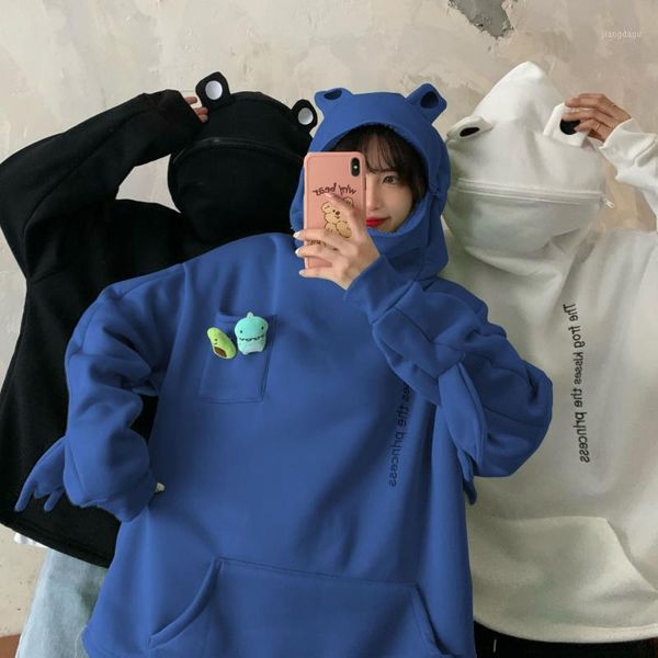 harajuku street oversized sweatshirt plus size korean hoodie fall/winter frog casual hedging loose velvet couple clothes men's jackets, Black;brown
harajuku street oversized sweatshirt plus size korean hoodie fall/winter frog casual hedging loose velvet couple clothes men's jackets, Black;brown