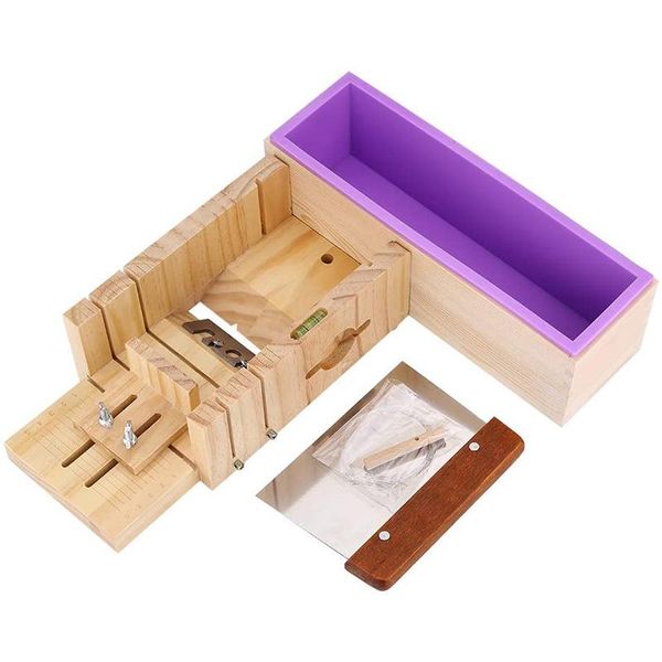 craft tools silicone soap mold with wood box, rectangular loaf molds straight knife for making supplies
craft tools silicone soap mold with wood box, rectangular loaf molds straight knife for making supplies